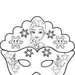 Coloriage Reine Des Neiges Imprimer Élégant Coloriage Masque La Reine Des Neiges à Imprimer Sur
