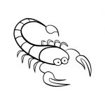 Coloriage Scorpion Luxe Scorpion 37 Animaux – Coloriages à Imprimer