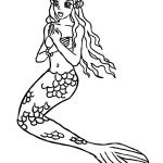 Coloriage Sirenes Nice Coloriages Coloriage Sirene Qui Chante Fr Hellokids