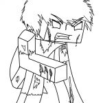 Coloriage Slime Génial Minecraft Herobrine Coloring Page