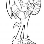 Coloriage Sonic Boom Frais Coloriage Knuckles The Echidna Sonic Boom Jecolorie