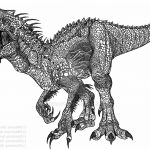 Coloriage Spinosaure Luxe Inspiration Indominus Rex Dinosaure Dessin Realiste