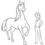 Coloriage Spirit Et Lucky Inspiration Spirit Riding Free Spirit And Lucky Coloring Page