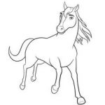 Coloriage Spirit Et Lucky Nice Spirit Riding Free Spirit And Lucky Coloring Page