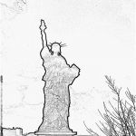 Coloriage Statue De La Liberté Luxe Coloriage 568 Statue De La Liberte à Imprimer Pour Les