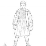 Coloriage Stranger Things Inspiration Stranger Things Eleven Character Art Wip — Steemit