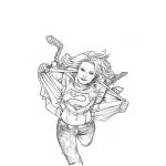 Coloriage Super Girl Nouveau Supergirl 27 Super Héros – Coloriages à Imprimer