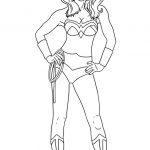Coloriage Super Hero Girl Luxe Wonder Woman Super Héros – Coloriages à Imprimer