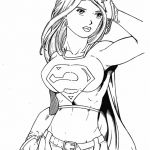Coloriage Super Heroine Nice Supergirl 35 Super Héros – Coloriages à Imprimer