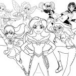 Coloriage Super Heros Génial Coloriage Dc Superhero Girls Dessin
