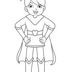Coloriage Super Héros Girl Élégant 20 Dessins De Coloriage Supergirl à Imprimer