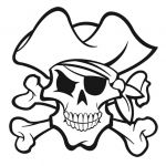 Coloriage Tete De Mort Avec Flamme Unique TÊte De Mort Pirate Coloriage Tête De Mort Pirate En