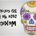 Coloriage Tete De Mort Mexicaine Meilleur De Coloriage Tête De Mort Mexicaine 20 Dessins à Imprimer