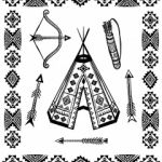 Coloriage Tipi Élégant Native American Coloring Pages For Adults