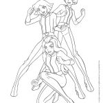Coloriage totally Spies Nice 41 Dessins De Coloriage totally Spies à Imprimer
