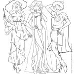 Coloriage Totally Spies Unique Coloriage Totally Spies Halloween Jecolorie