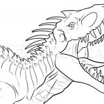 Coloriage Triceratops Inspiration How To Draw Indominus Rex From Jurassic World Step By