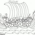 Coloriage Viking Luxe Viking Ship Coloring Page Free Coloring Home