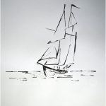 Coloriage Voilier Génial Original Ink Drawing Sailboat Europeanstreetteam By