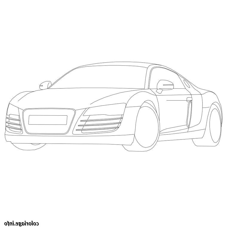 Coloriage Voiture Audi Inspiration Coloriage Audi R8