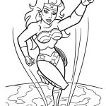 Coloriage Wonderwoman Frais Wonder Woman 16 Super Héros – Coloriages à Imprimer