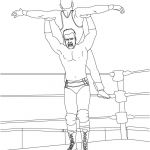 Coloriage Wwe Luxe Coloriages Sheamus Fr Hellokids