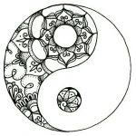Coloriage Yin Yang Inspiration Buddhism Ying Yang Tatouage Complémentaire