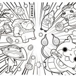 Coloriage Yo Kai A Imprimer Nice Coloriage Attack Mega Komasan Yokai Watch 2 Dessin