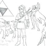 Coloriage Zelda Breath Of The Wild Frais Coloriage Link Ocarina Time Zelda Legend Coloring Pages