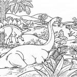 Dinosaures Coloriage Élégant Coloriage A Imprimer Dinosaures Gratuit Et Colorier