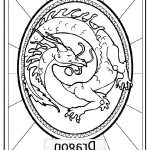 Dragon Chinois Coloriage Inspiration Signe astrologique Chinois Dragon Copie Coloriage Signes