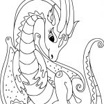 Dragons Coloriage Luxe Coloriage Dragon Pour Fille à Imprimer