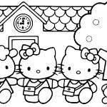 École Coloriage Luxe Coloriage Ecole Hello Kitty à Imprimer Sur Coloriages Fo