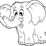 Elephant Coloriage Nice Éléphant Animaux – Coloriages à Imprimer