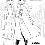 Elsa Et Anna Coloriage Meilleur De Coloriage Frozen 2 Anna And Elsa Jecolorie