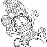 Garfield Coloriage Génial Coloring Page Garfield Danse Coloring