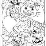 Halloween Coloriage Luxe Coloriage Halloween Facile Chat Citrouille Jecolorie