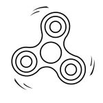 Hand Spinner Coloriage Nice Coloriages Fid Spinner 2 Fr Hellokids