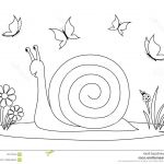 Herbe Coloriage Nouveau Livre De Coloriage Escargot Heureux Illustration De