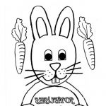 Image Coloriage Luxe Coloriage Paques Lapin