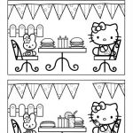Jeux Coloriage Frais Coloriage Jeux A Imprimer Difference Hello Kitty Dessin