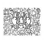 Keith Haring Coloriage Génial Sets De Tables à Colorier Keith Haring Omy