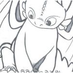 Krokmou Coloriage Nice How To Train Your Dragon Toothless The Night Fury By