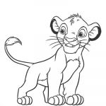 Le Roi Lion Coloriage Élégant Coloriage Simba Le Lionceau