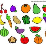 Légumes Coloriage Nice Gommettes Fruits Et Legumes