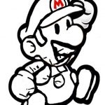 Mario Bros Coloriage Inspiration 35 Dessins De Coloriage Mario à Imprimer
