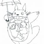 Mon Coloriage Nice Mon Voisin Totoro Coloriage Coloring Pages