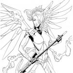 Overwatch Coloriage Nice 49 Best Images About Overwatch Ange Mercy On Pinterest