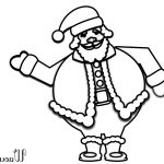 Père Noël Coloriage Génial Coloriage Pere Noel A Imprimer Gratuit