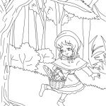 Petit Chaperon Rouge Coloriage Luxe Coloriages Coloriage Petit Chaperon Rouge Fr Hellokids